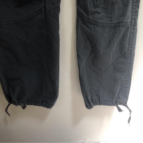 Aritzia Talula Cargo Military Cotton Pants Pockets Straight Leg Jogger Zipper 6 - Picture 11 of 16